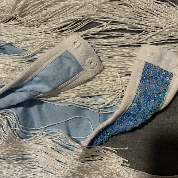 Rave wonderland Sequin Bodysuit with Fringe - Picture 5 of 6